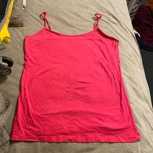 Pink no boundaries tank top